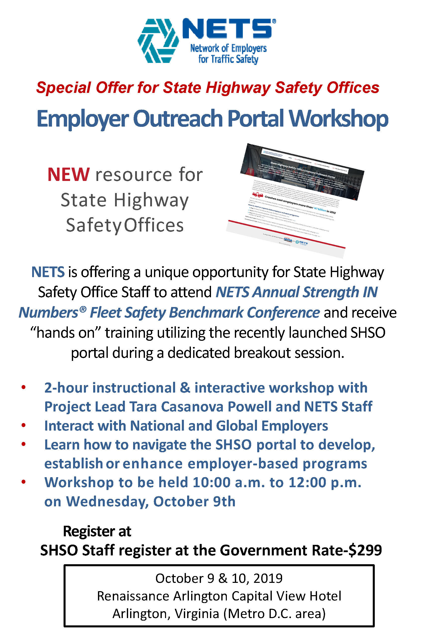 NETS Conference Workshop Flyer