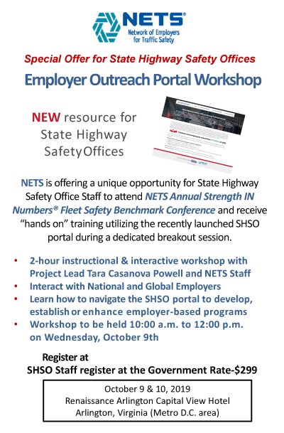 Special Offer to attend NETS Annual Strength IN NumbersĀ® Fleet Safety Benchmark Conference